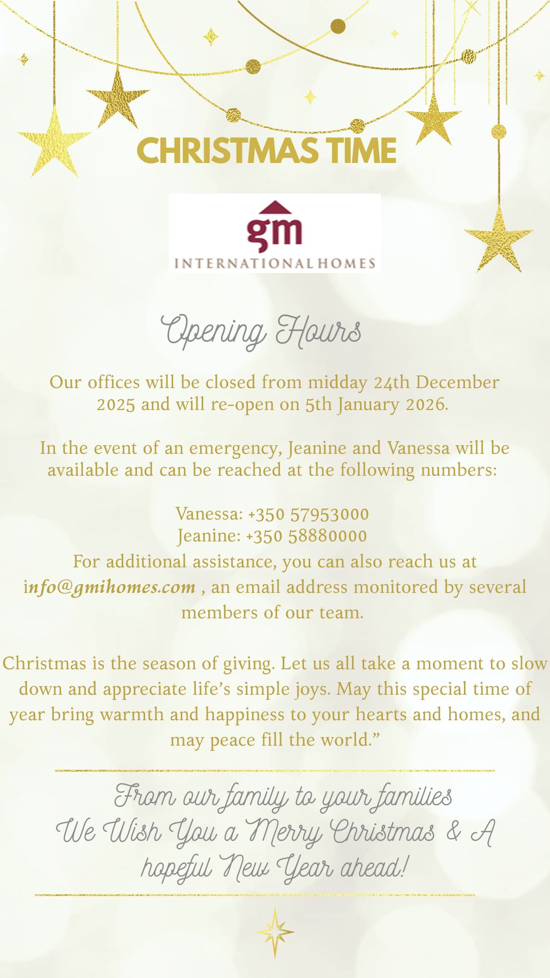 Image of Merry Christmas & A Happy New Year